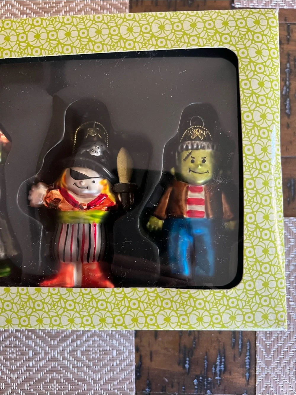 Vintage Halloween Ornaments Target Set Of 6 Ghost Witch Frankenstein Pirate
